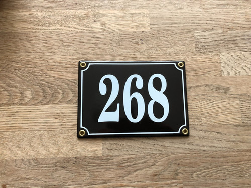 French black enamel metal - french,