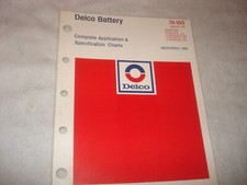 Delco  Battery Catalog