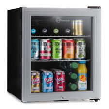 Subcold Beer Fridge 50L Drinks Cooler Table Top Mini Fridge Super50 LED Silver