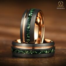 Men's Wedding Band With Moss