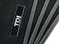 To Fit Subaru Forester 5th 2018+ Black Tailored Car Mats + TDI Badge [FM]