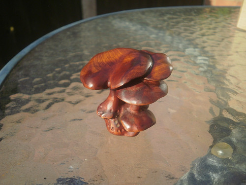 Hand carved wood - wood, netsuke