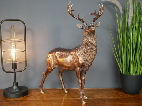 Large bronzed effect resin - bronzed,