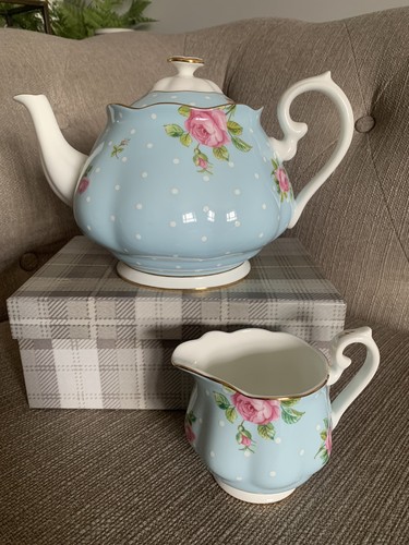 Royal albert polka blue - polka, tea