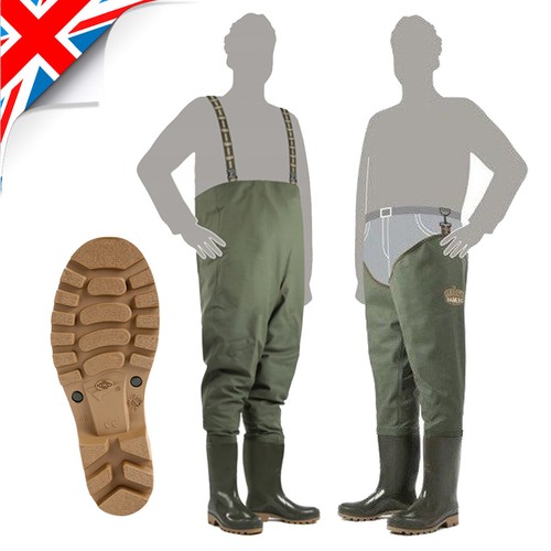 Strong pvc chest waders - pvc,
