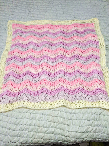 Crochet acrylic chevron - crochet,