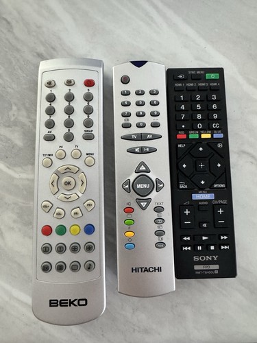 Remotes sony hitachi - 3, sony,
