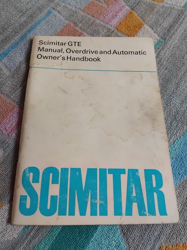 Reliant scimitar gte se5a - reliant,