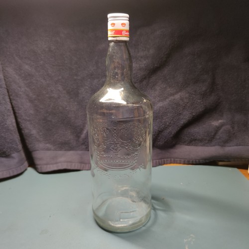 Vintage smirnoff glass bottle - smirnoff,