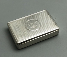 Victorian Crested Silver Vesta