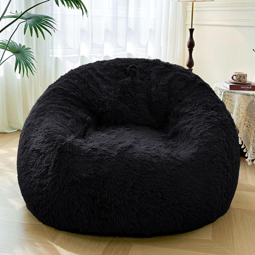5ft giant fluffy bean bag - giant,