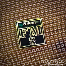 Nikon FM2 Enamel Pin Badge ~