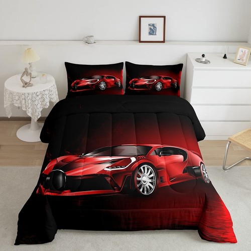 Sports car comforter - car, race