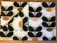 USED 1 Pillowcase Made W/ Orla Kiely Wild Daisy Multi Cotton Percale