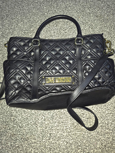 Love moschino black quilted - moschino,