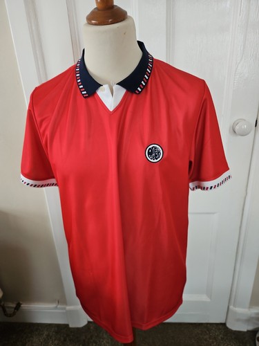 One size red nylon polo - one,