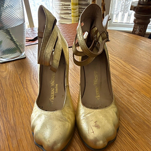 Vivienne westwood gold leather - westwood,