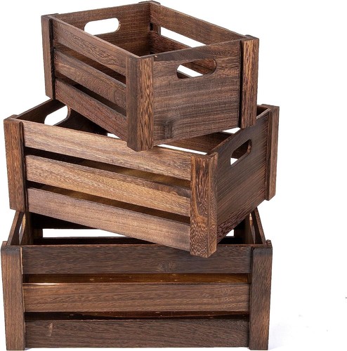Brown wooden crate cutout - brown,