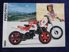 Yamaha PW 50/80 brochure 2 pages