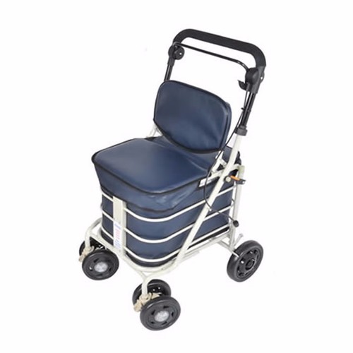 Shopping trolley with seat and - shopping,