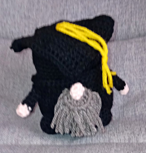 Handmade crocheted gnome - handmade, soft