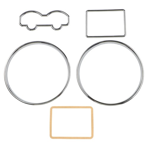Car instrument trim chrome for - car,
