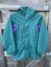 Sprayway Gore-tex Jacket Green Purple Small S Vintage 90s Good Condition