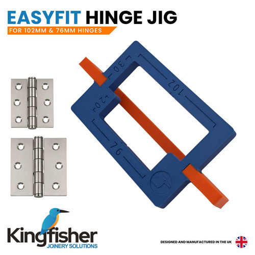 Easyfit door hinge router - router, jig