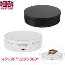 45-360°Rotating Electric Turntable Jewelry Display Stand Photography Show Holder