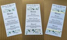 Eucalyptus DL MENU card