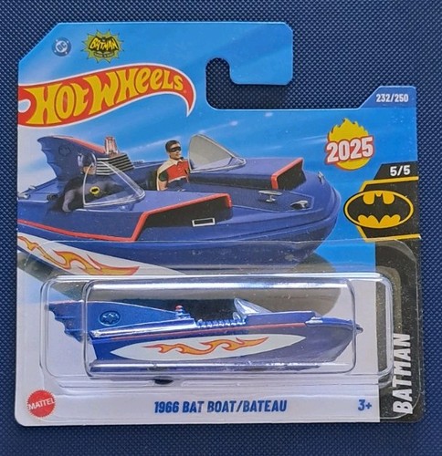 Hot wheels 1966 bat boat - wheels,