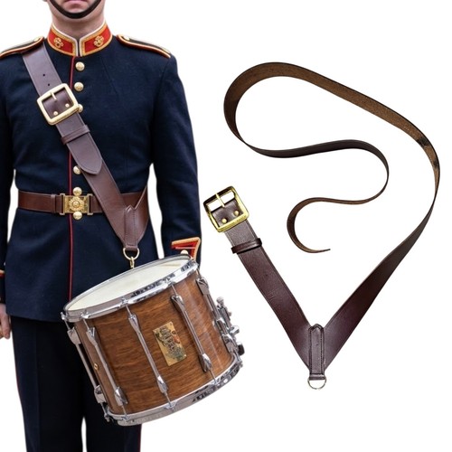 Brown premium leather marching - brown,