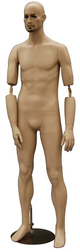 Male realistic fleshtone - fleshtone, full