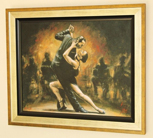 Fabian perez large framed - fabian,