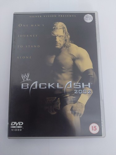 Wwf wwe backlash 2002 dvd - wwe,