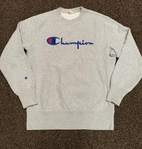 Champion logo embroidered crew - champion,