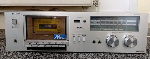 Sharp stereo cassette deck - cassette,