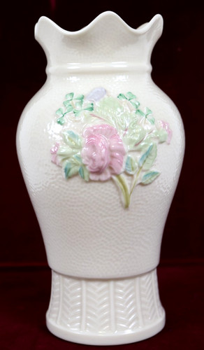 Vintage belleek ireland vase - belleek,