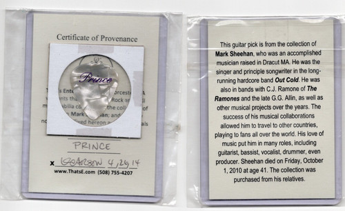 Prince guitar pick pearl - pick,