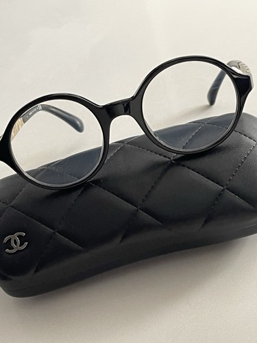 Chanel glasses black gold - chanel,