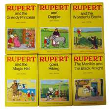 6 x RUPERT LITTLE BEAR LIBRARY