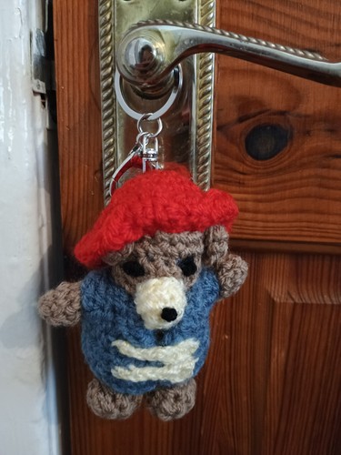 Paddington bear key ring bag - bear,