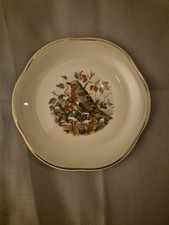 Royal Worcester Spode Palissy Christmas Robin Plate Made In England