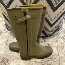 LE CHAMEAU CHASSEUR LEATHER LINED WELLINGTON BOOT (SIZE 48)