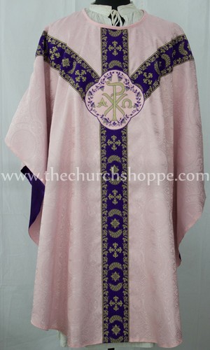 Rose gothic chasuble vestment - rose,