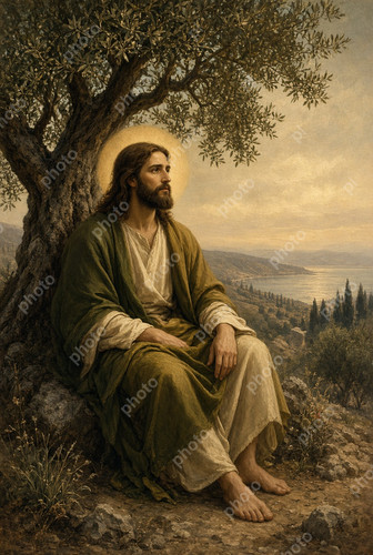 Jesus christ portrait - jesus, 4×6