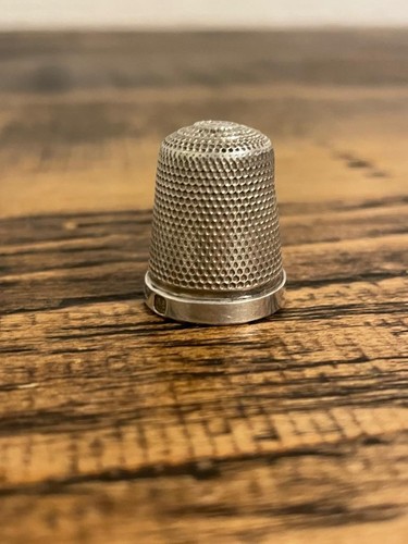 Sterling silver thimble - sterling,