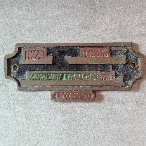 Original brass narrowboat - original,