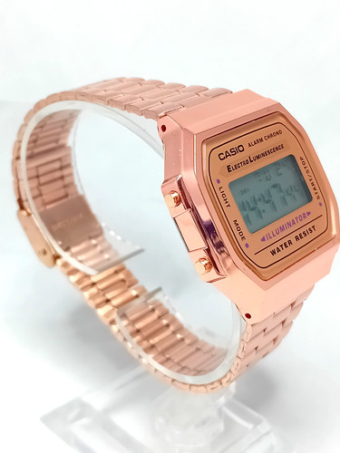 Casio a168wegc 3df rose - casio, a168wegc‑3df