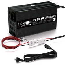 DC HOUSE 20A Lithium Battery Charger for 12V Leisure Battery Smart Charger